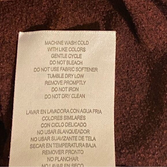 Free Country Men's Long Sleeve Top Maroon Large Ultimate Comfort Knit Size 2XL - Picture 9 of 11